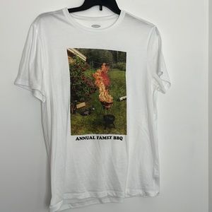 Old Navy white graphic tee